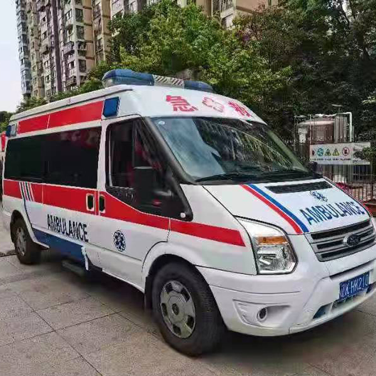 北川长途救护车护送病人返乡